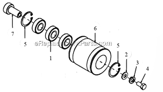 Page G Diagram and Parts List for MK-4036KB  MK Diamond Concrete Saw